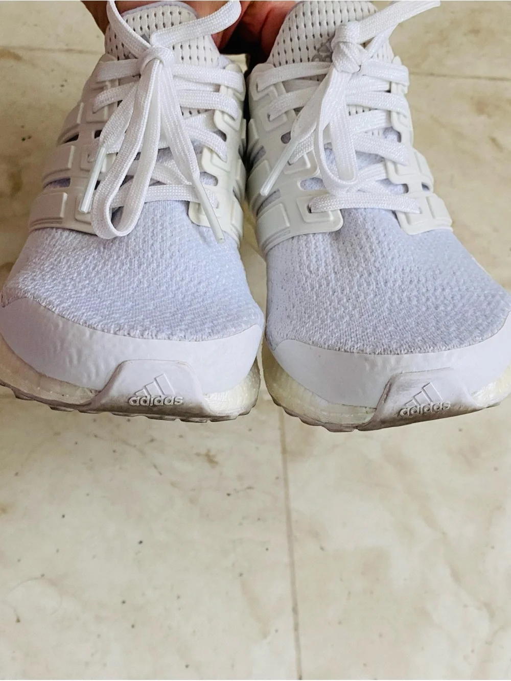 $180 Adidas Women’s Ultra Boost 1.0 White Iride Running Shoes Sneakers Size 6.5